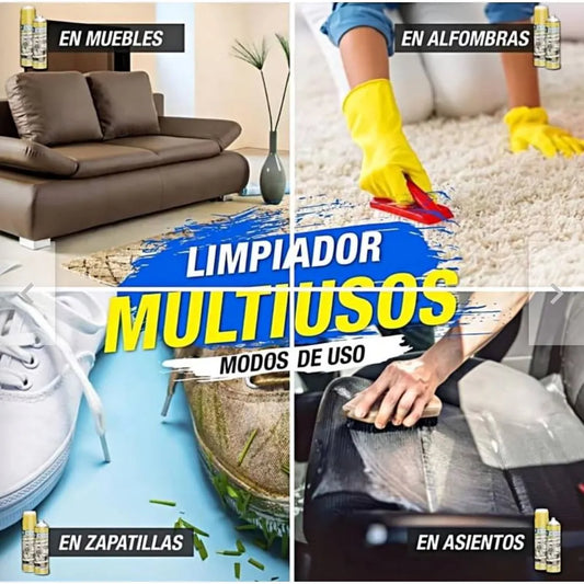 PACK X3 ESPUMA LIMPIADOR MULTIUSOS ALL CLEAN 650 ML SCHUBERT