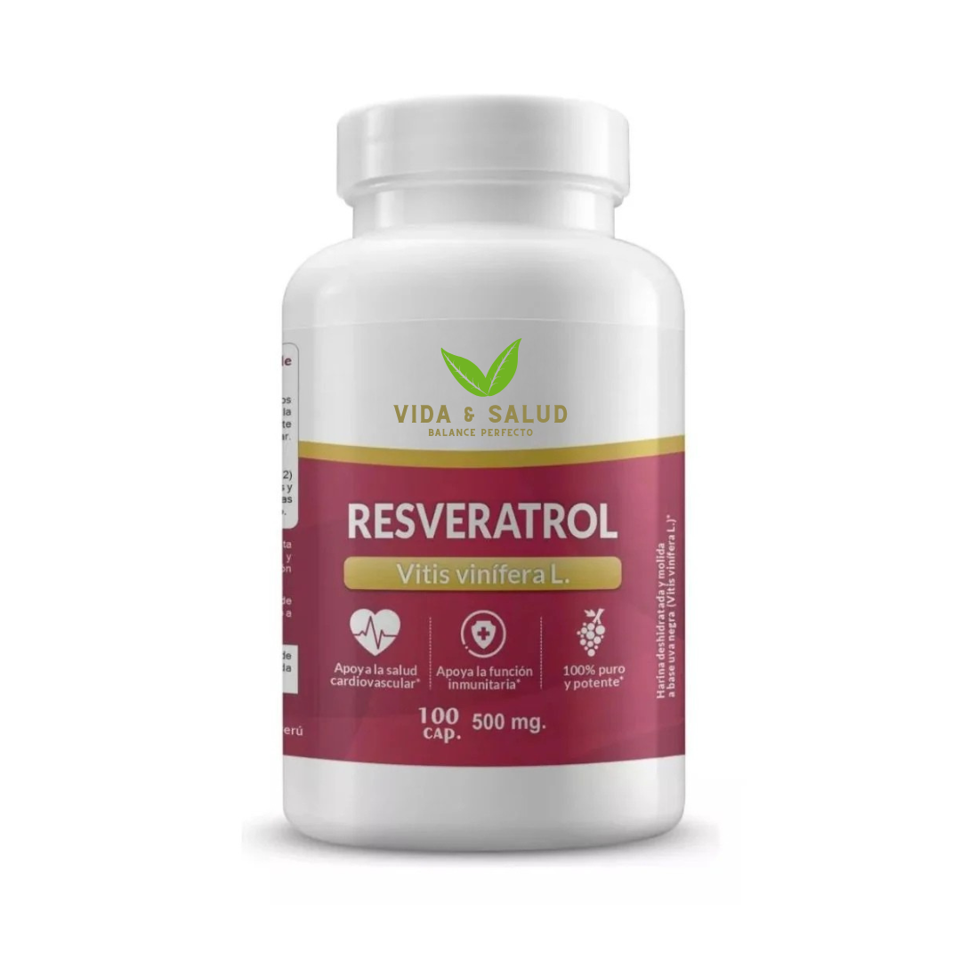 RESVERATROL BIO QURORA 500 MG – ANTIOXIDANTE PREMIUM